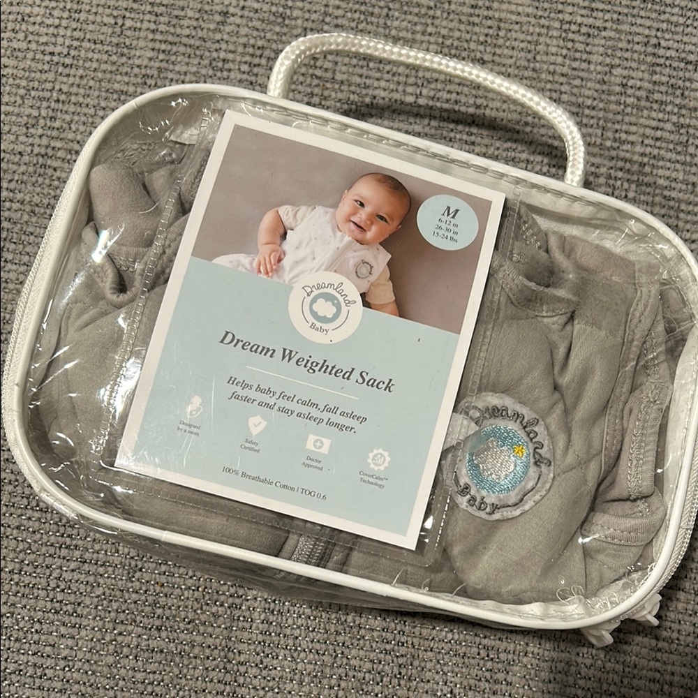 Dreamland Baby Weighted Sack - Gray